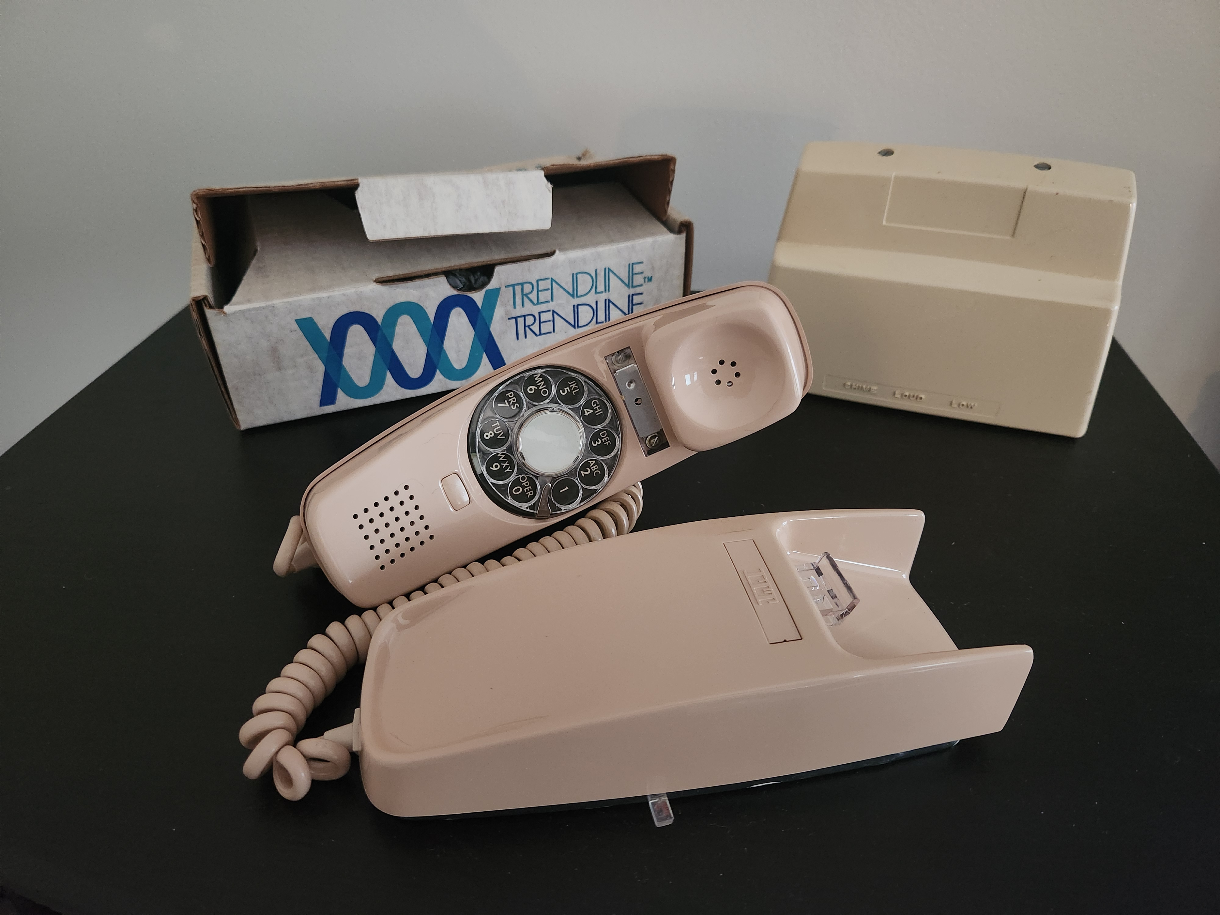 ITT Trimline Phone and Ringer